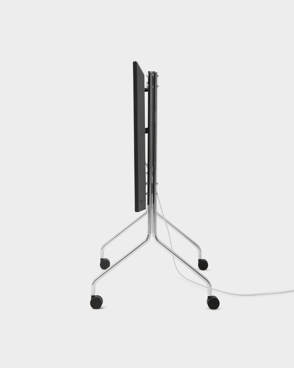 Pedestal Moon Stands W/ Wheels 020 Chrome