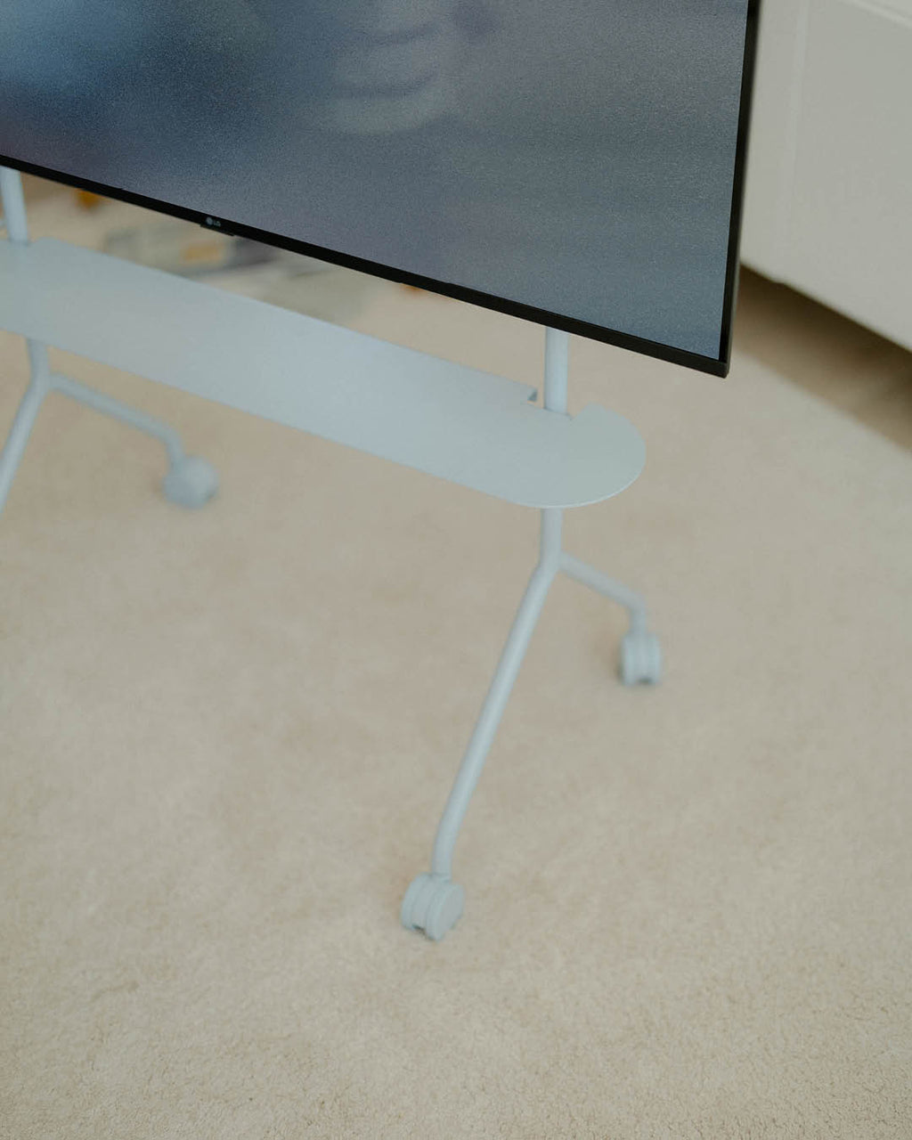 Pedestal Moon Light TV Stands 042 Powder Blue