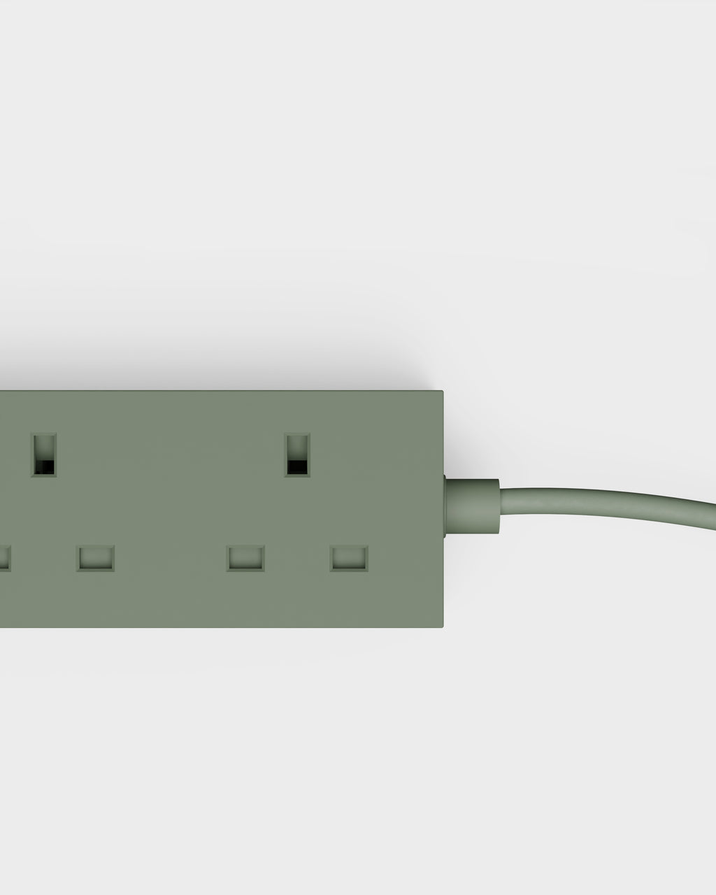 Pedestal Power Bar 5 metres UK Power Bar 019 Mossy Green